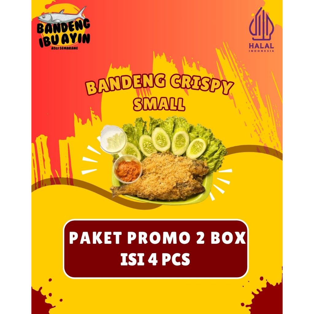 

PAKET PROMO HEMAT 2 Box isi 4 Ikan Bandeng Presto Small Ibu ayin Duri Lunak