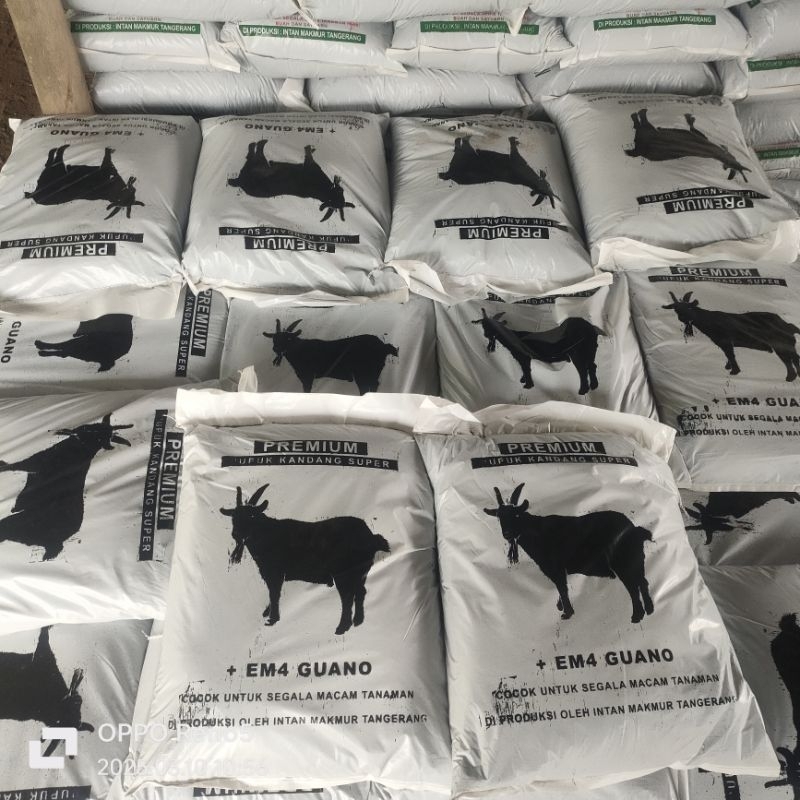 Pupuk kandang Premium kohe kambing kemasan pabrik 18/20 kg