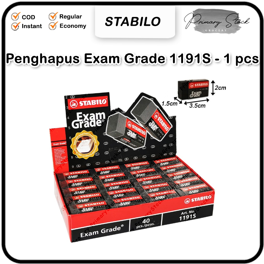 

Penghapus Stabilo Exam Grade Eraser 1191S Stip Setip Stabilo