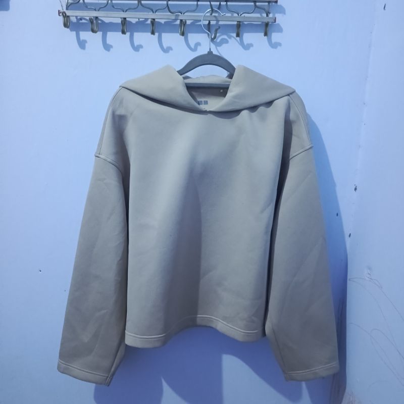 Hoodie Over Size Uniqlo Sweat Dry Second