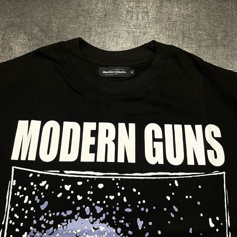 T-shirt MODERN GUNS - HOPESFALL cotton combad 24s