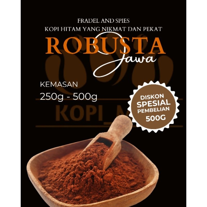 

Kopi Robusta Kampung – Bubuk Kopi Hitam