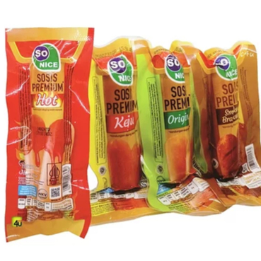 

Sosis So Nice Premium Siap Makan – Varian Rasa Original | Keju | Hot | Bratwurst
