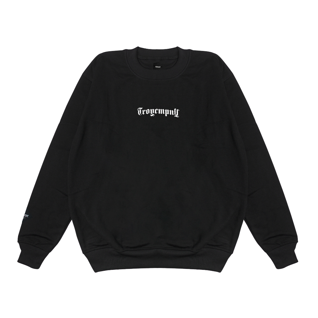 Troy Company Sweater Crewneck Black Nosferatu - Sweater Sweatshirt Hitam SW 3085
