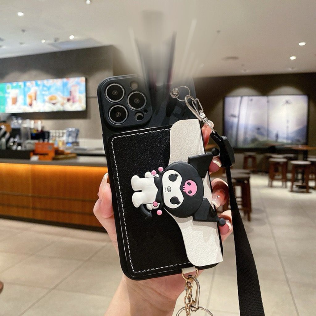 Case Lucu Dompet TH72Q39 for Iphone 6 6+ 6s+ 7 8 7+ 8+ X Xs 11 12 13 14 14+ 15 15+ Plus Pro Max