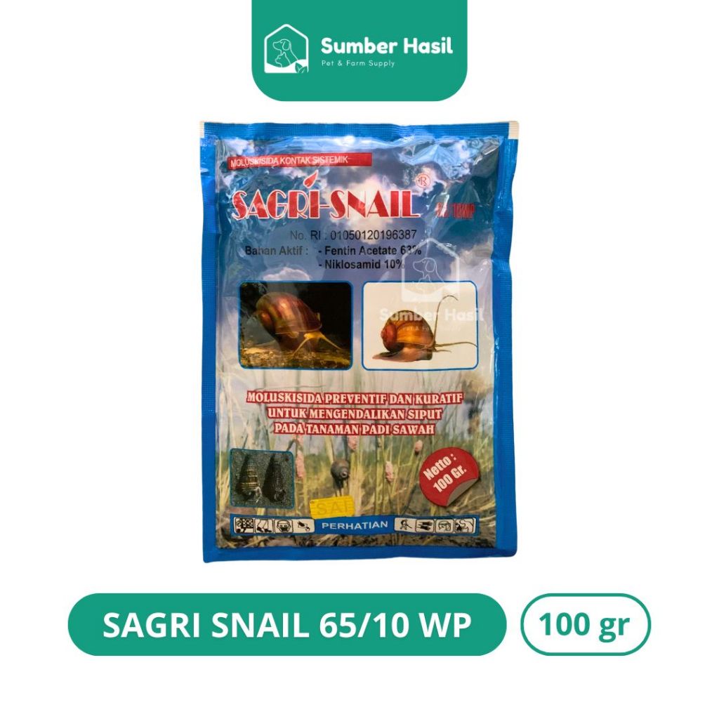 SAGRI SNAIL 100GRAM OBAT KEONG SAWAH SISTEMIK KONTAK AMPUH SAGRI SNAIL BUBUK ORIGINAL