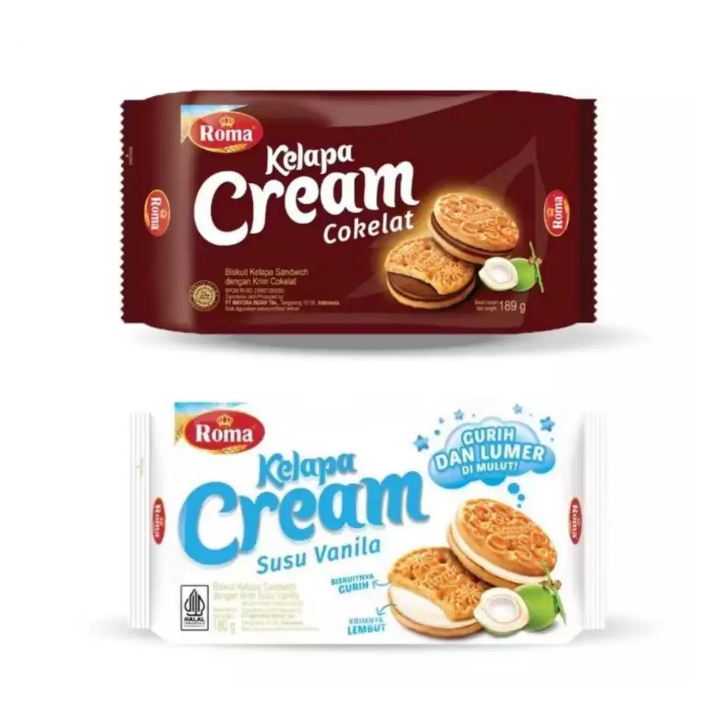 

ROMA KELAPA CREAM 180 GRAM