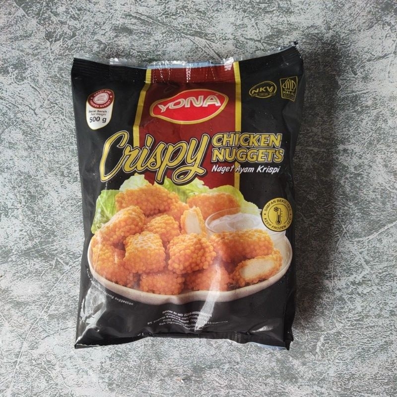

YONA CRISPY CHICKEN NUGET 500gr (free minyak goreng)