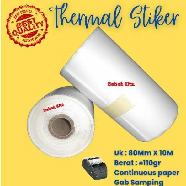 

Kertas Stiker Thermal 80Mmx10M - Continuous Paper