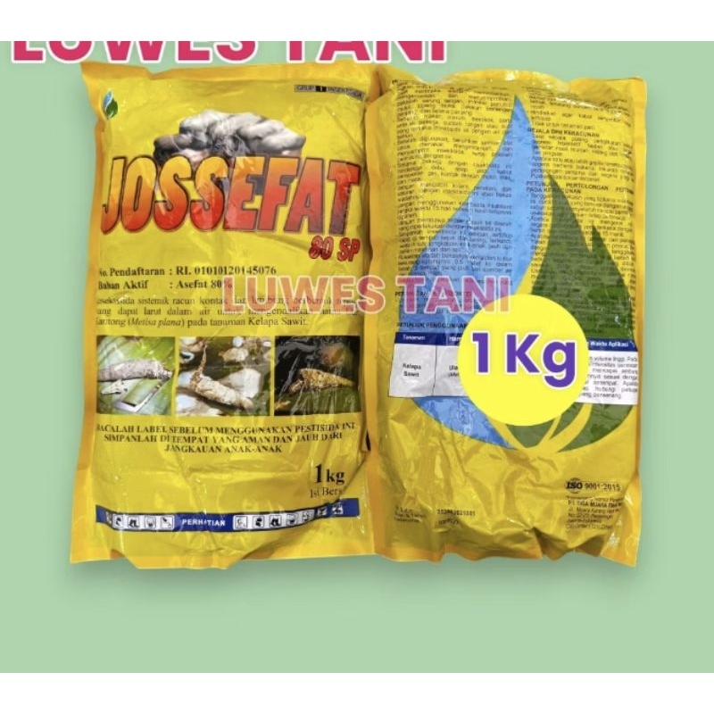 insektisida JOSSEFAT 1kg pembasmi hama kutu asefat