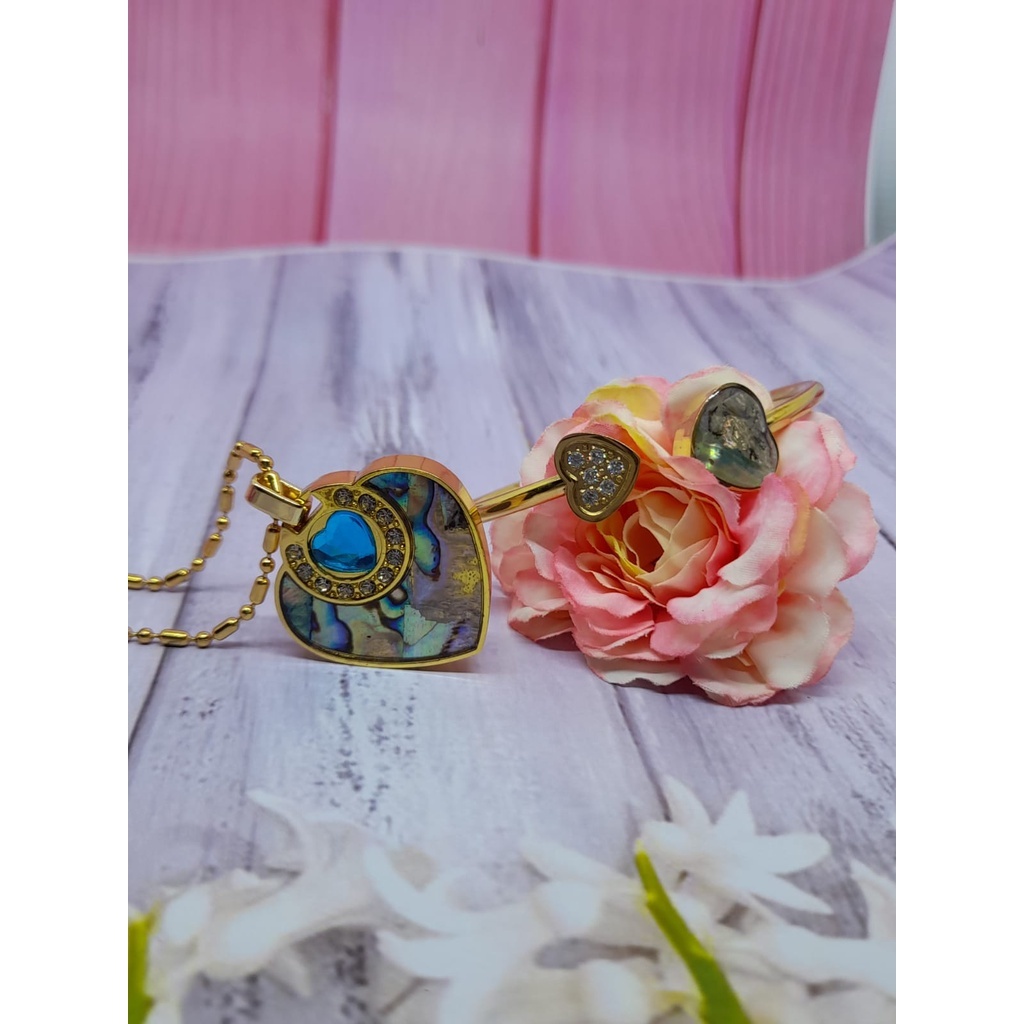 Set Kalung Kesehatan Quantum Pendant Bersertifikat - Kalung Kesehatan Science Energy  Pendant