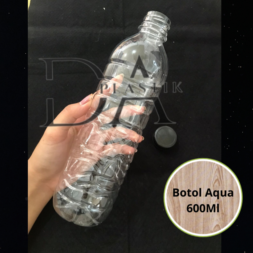 Botol Plastik Aqua 600ml | Botol Kosong Aqua | Botol Madu | Botol Juice