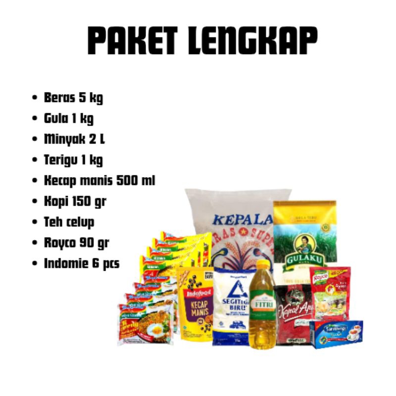 

paket sembako lengkap