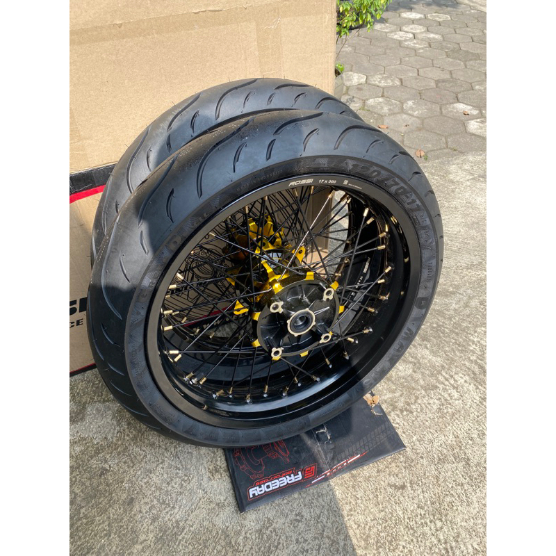 whellset supermoto crf ban maxxis