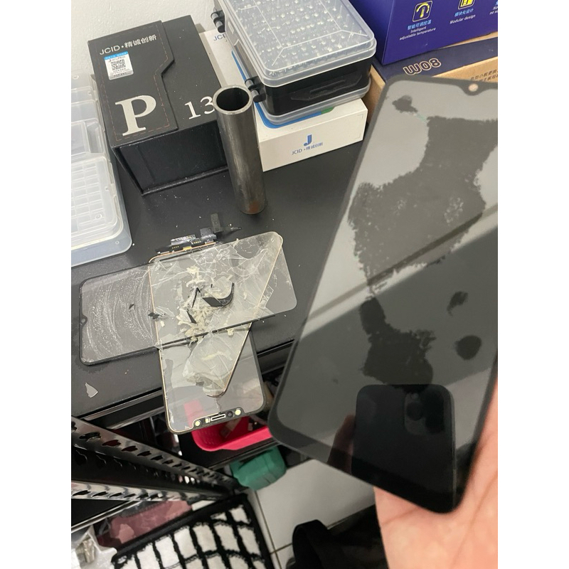 ganti kaca lcd iphone dan android