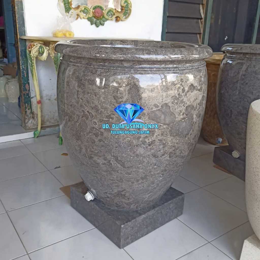 Gentong bak mandi marmer besar