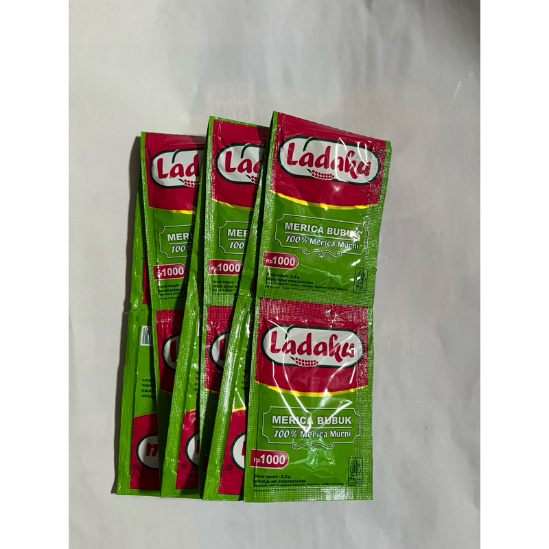 

merica bubuk ladaku kemasan sachet isi 12
