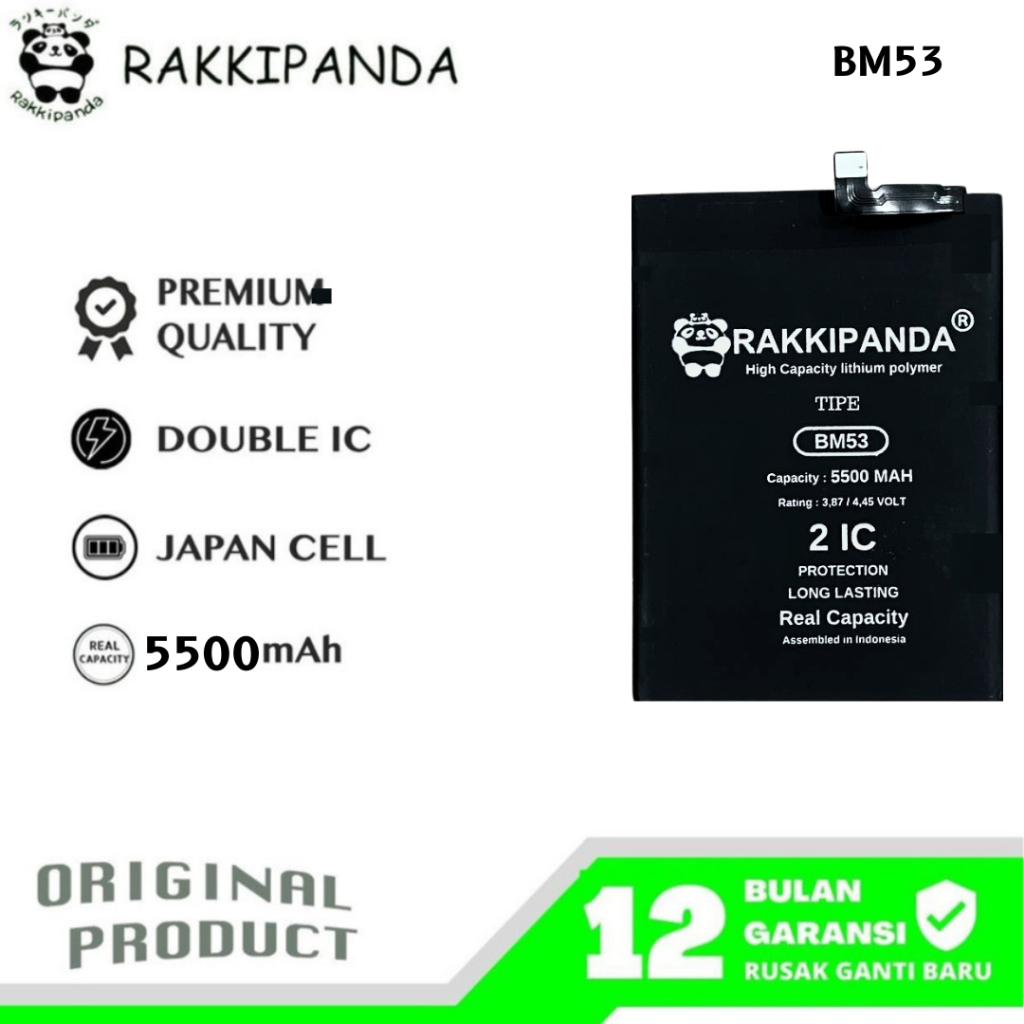 RakkiPanda - BM53 Mi 10T / 10T Pro Batre Batrai Baterai