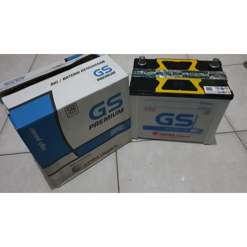 Aki Basah GS Premium 65D26L/NS70L (65AH)