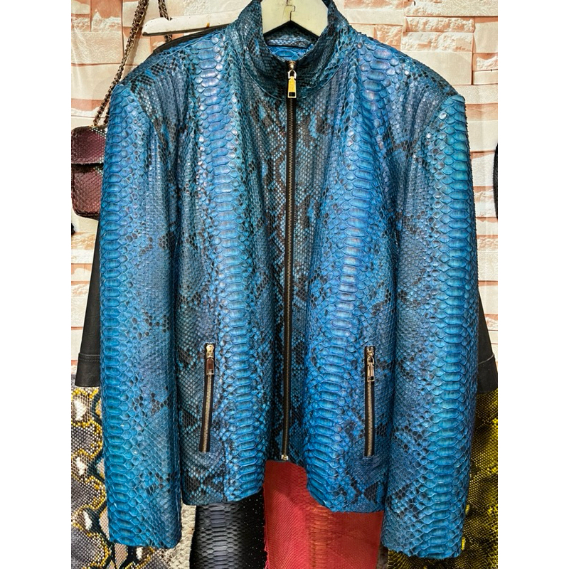 Jaket Kulit Ular Piton Exotic