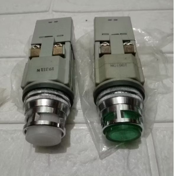 Push Button Lamp led  220VAC - Type : ALN  - Spec : 1NO 1NC