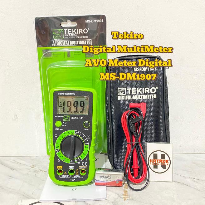 Tekiro Digital MultiMeter / Multi Tester AVO Meter Digital / Multi Meter ORIGINAL MS-DM1907