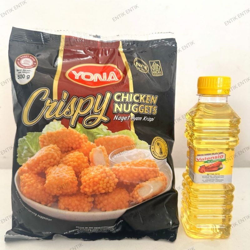 

PROMO!!! Yona Crispy Chicken Nugget 500gr Free Minyak Goreng 250ml