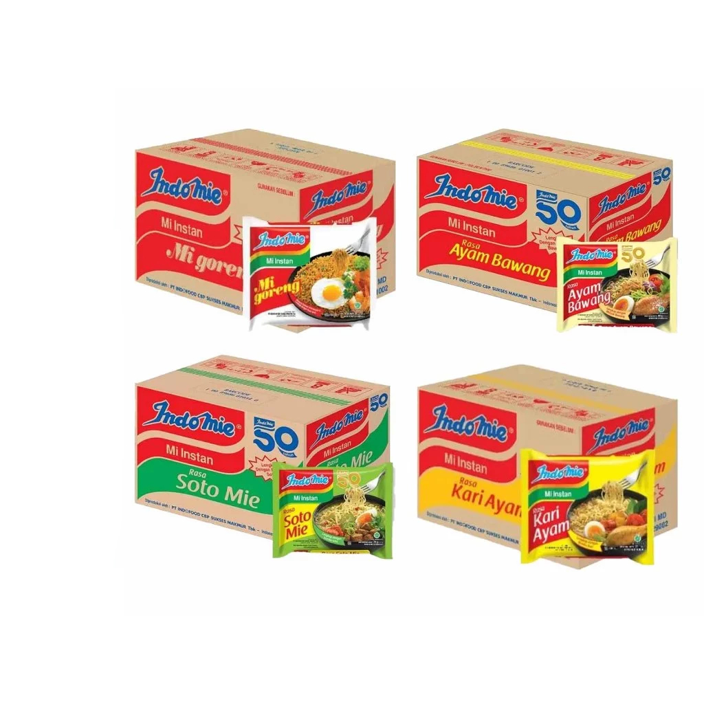 

INDOMIE / INDOMIE GORENG / INDOMIE SOTO / INDOMIE AYAM BAWANG / INDOMIE KARI AYAM