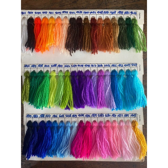 1 BIJI BENANG WOL KECIL  -/+ 15,70 METER / BENANG WOOL / BENANG SULAM / BENANG RAJUT