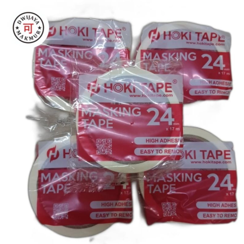 

Lakban Kertas Masking Tape 1 Inch /24 mm x 20 yards