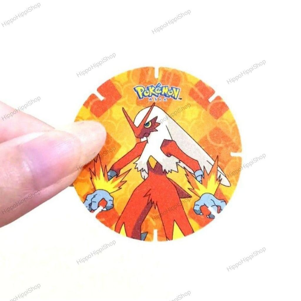 Tazos Tajos Pokemon Coin Koin Chiki Ball Blaziken