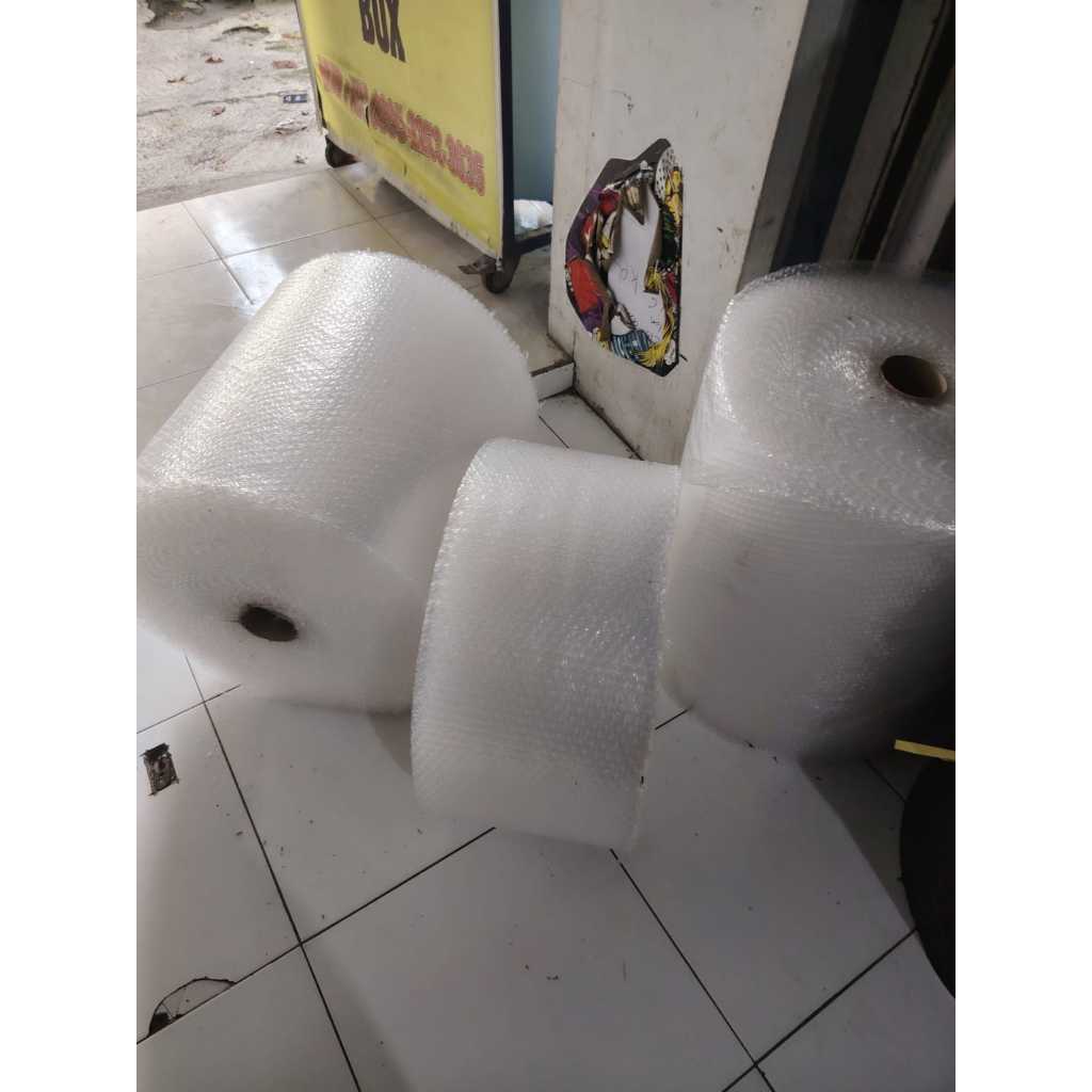 

Bubble Wrap roll panjang 50 M x 50 cm - 30 cm - 20 cm - 125 cm merek GMP kwalitas terbaik