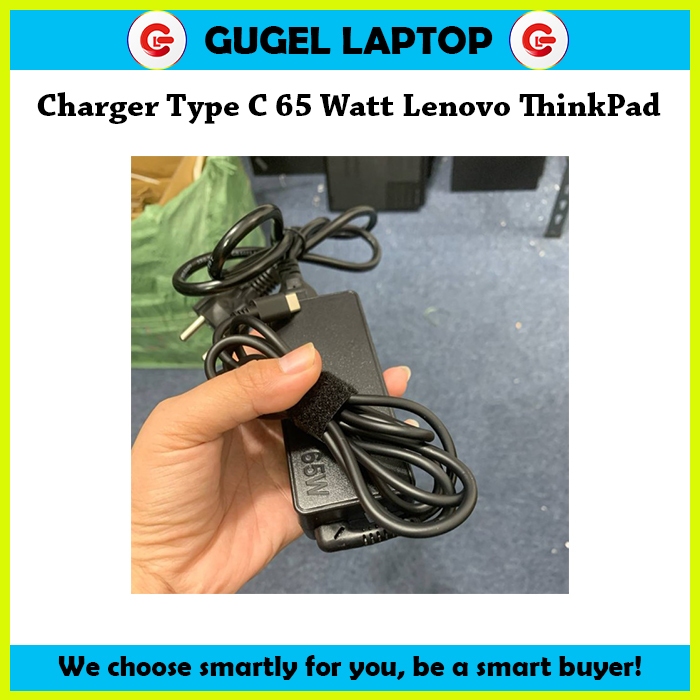 Charger Type C 65 watt lenovo thinkpad