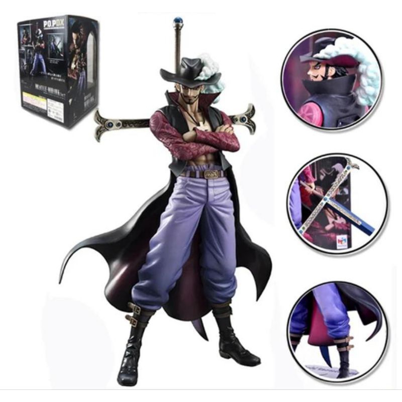 POP darcule mihawk figure one piece set figure sichibukai figure doffy mihawk kuma shanks shirohige 