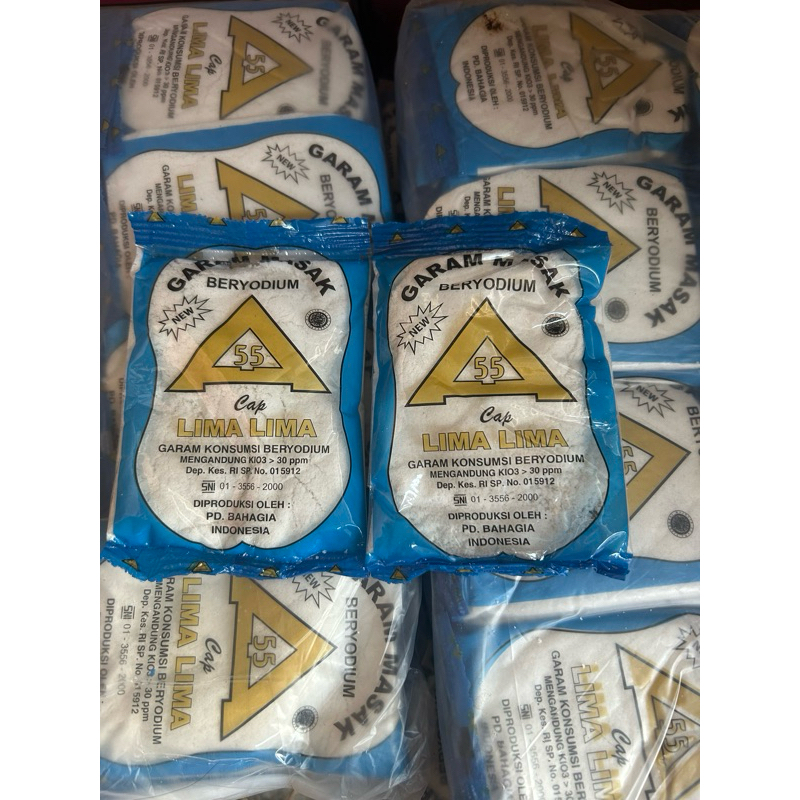 

garam dapur garem dapur garem masak 100 gram / PACK per 10 pcs asin