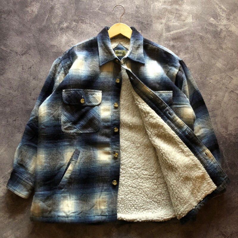 Outer Sherpa Veterano Flannel UN*QQ*L*O Second Size fit XL,flanel veterano second flanel oversize se