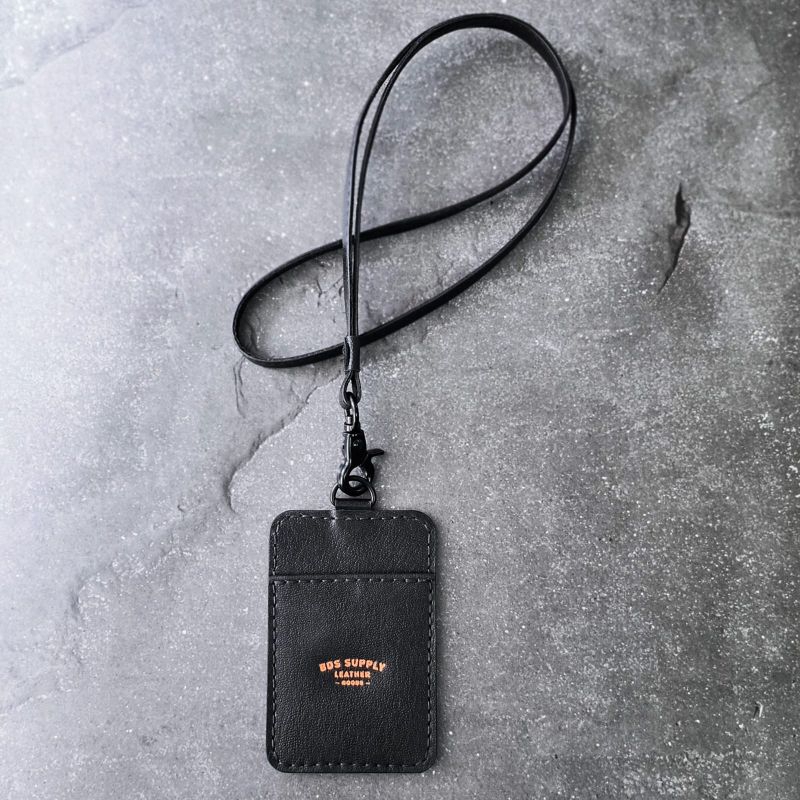

BDS Marshal Copper - Full leather Lanyard ID card Holder