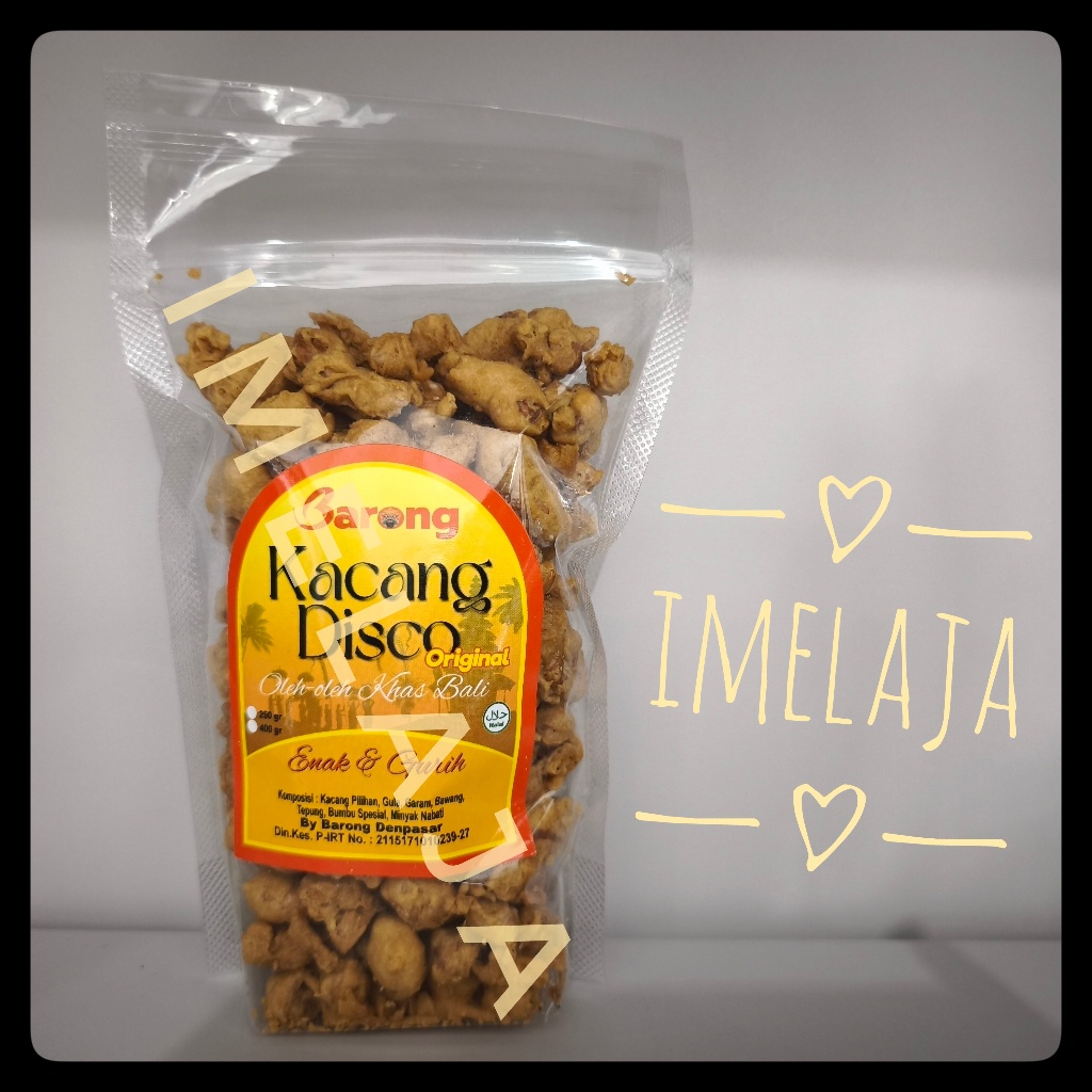 

Barong" Kacang Bali Disco 250 Gr