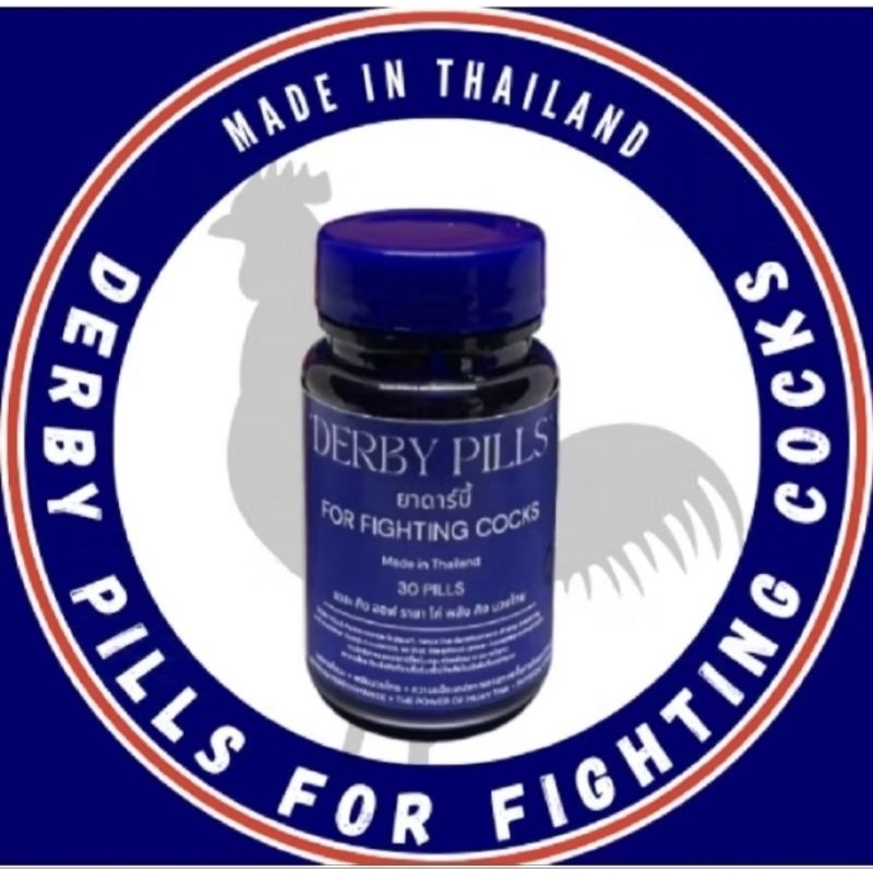 DERBY PILLS doping ayam aduan import Thailand original obat ayam, ayam laga, Taji ayam, ayam Thailan