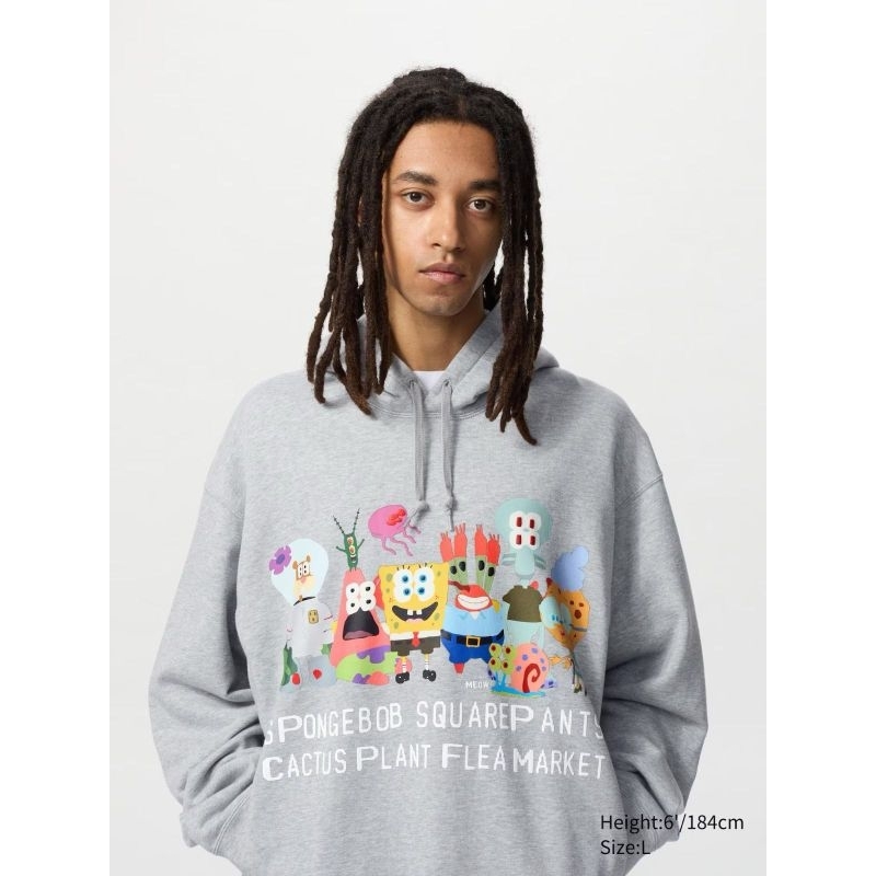 Sale Uniqlo x SpongeBob x CPFM Pullover Hoodie Original/Uniqlo x SpongeBob SquarePants Original
