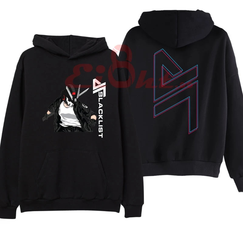 Jaket Hoodie Blacklist International Esport Mobile Legend New Design Logo