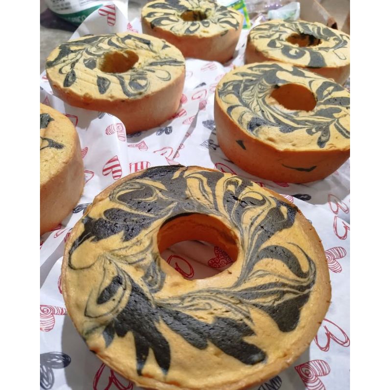

Kue Bolu marmer cake