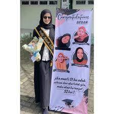 Cetak X Banner Wisuda Banner Wedding Banner Banner Ulang Tahun Gratis Tiang