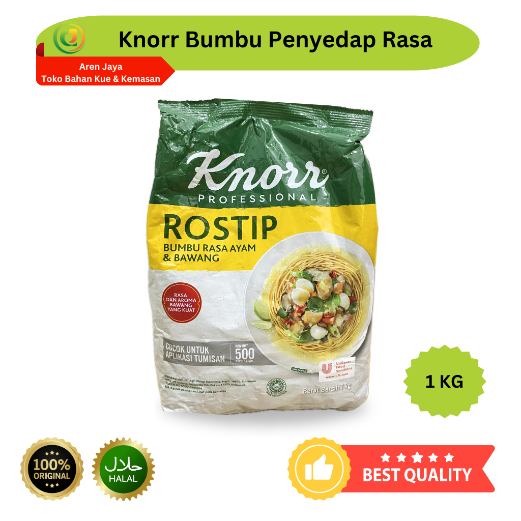 

Knoor Rostip Bumbu Penyedap Rasa Ayam & Bawang 1 Kg Original