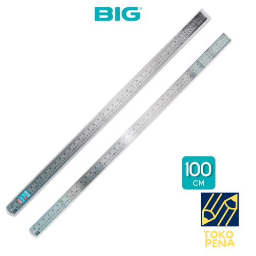 

BIG - Penggaris Besi 100 CM PG-6100 / Penggaris Besi / Stainless Steel Ruler
