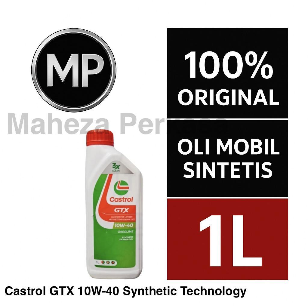 Castrol GTX 10W-40 Synthetic / Castrol GTX / Oli Mesin Bensin 1L