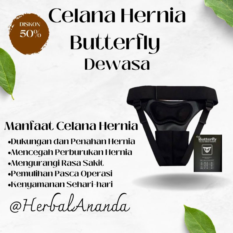 Celana Hernia Magnetik Butterfly – Atasi Nyeri Hernia Tanpa Operasi – ORIGINAL