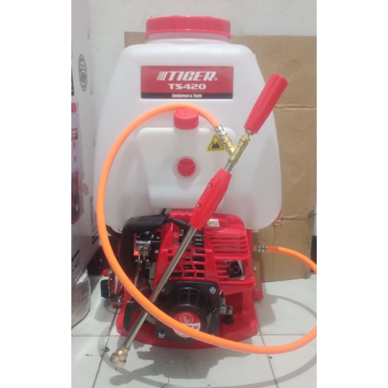 semprotan hama 4tak kapasitas tangki 20L /sprayer mesin 4tak Tiger TS420