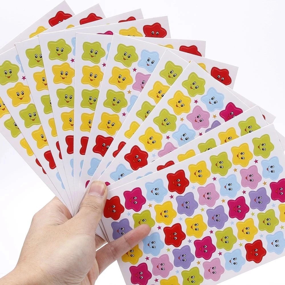 

Reward Sticker Smiley Star Stiker Bintang 1 lembar
