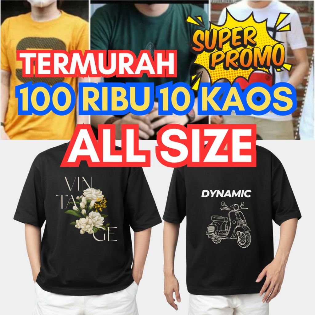 Kaos 100ribu Dapat 7 Baju Dewasa Paket Usaha Distro Tulisan Wanita Motif Warna Cerah Dan Gelap Paket
